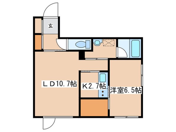 Le Jardin de　MIYANOMORIの物件間取画像